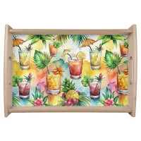 Tropical Drink Vacation serving tray