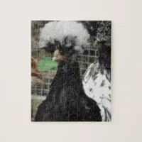 Funny Polish Chicken Close Up Photo Jigsaw Puzzle