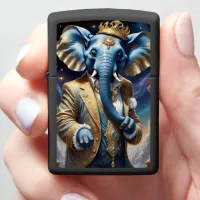 Royal Elephant Under The Stars Zippo Lighter