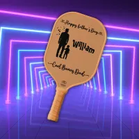 Cool Bonus Dad Happy Father's Day | Pickleball Paddle