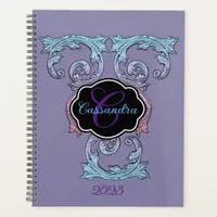 Elegant, Ornate Personalized Vintage Victorian  Planner