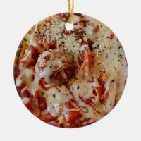 Spaghetti and Meatballs Christmas Ornament