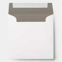 Brown Insert Wedding Envelope