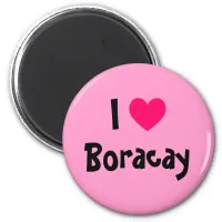 I Love Boracay Magnet