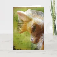 Antique Pony, Grunge Card