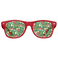 Cool Christmas Pattern Retro Sunglasses