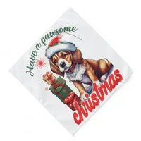 Have A Pawsome Christmas - Pet Bandana