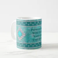 Southwest Turquoise Personalized Coffee Mug