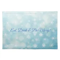 Eat. Drink and Be Merry Christmas Place mats