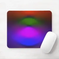 Neon of Blue, Purple, Green & Orange Mousepad