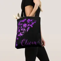 Romantic, Vintage Personalized  Tote Bag