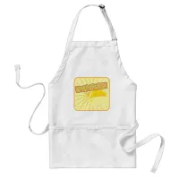 Cute Mac and Cheese Cartoon Slogan Adult Apron