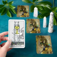 Ancient Egyptian Cat Goddess Bastet AI Art Tarot