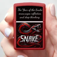 Celebrating the vibrant year of the snake festival zippo lighter