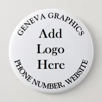 Add Your Logo and Business Information Large Button