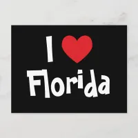 I Love Florida Postcard