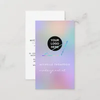 Faux Holographic Business Card