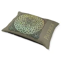 Celtic Knotwork Mandala Personalized Pet Bed