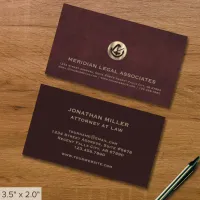 Distinctive Legal-Themed Business Card