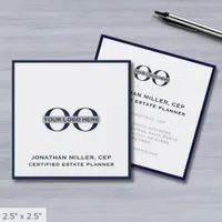 Simple Logo Square Business Card