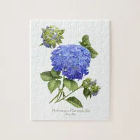 Blue Hydrangeas Jigsaw Puzzle