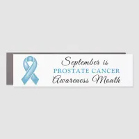 September is Prostate Cancer Awareness Month Car Magnet