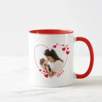 Heart Frame Photo Mug