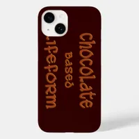 Chocolate Based Lifeform iPhone 6 Cases