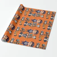 Halloween Costume Wrapping Paper