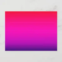 Spectrum of Horizontal Colors - 4 Postcard