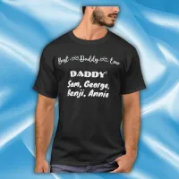 Fathers Day Best Dad Ever typography | T-Shirt