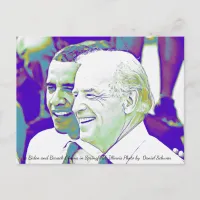 Barack Obama & Joe Biden Photo Postcard