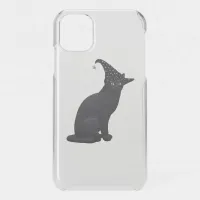 Cute Black Witch Cat iPhone 11 Case