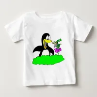 Penguin and Leprechaun Baby T-Shirt