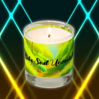 Boho Soul Unveiled Green and Yellow monogram | Scented Candle