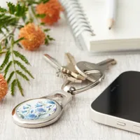 Bluebells Floral Flowers Keychain