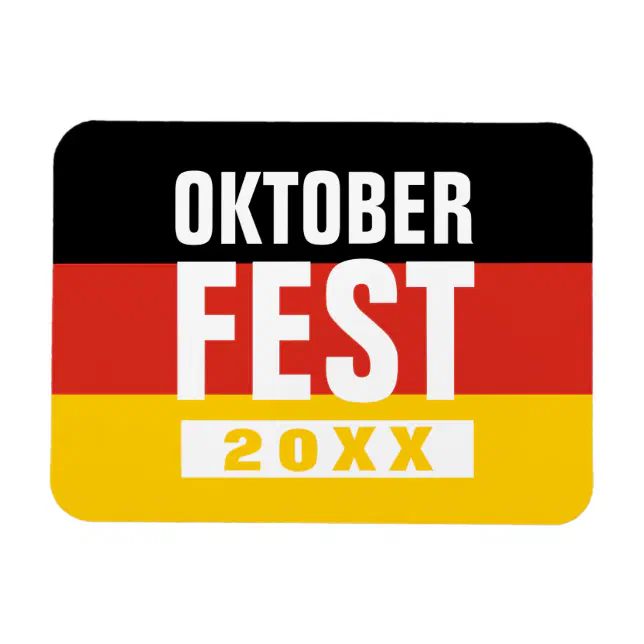 Oktoberfest Octoberfest German Flag Magnet