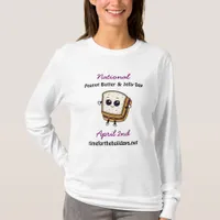 National Peanut Butter and Jelly Day April 2   T-Shirt