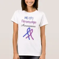 ME/CFS Fibromyalgia Ribbon Awareness Shirt