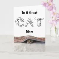 Greeting Card - Great Cat Mom