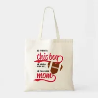 Proud Baseball Mom Photo Tote Bag