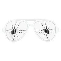 Creepy Spider  Aviator Sunglasses