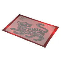 Chinese Zodiac Year of the Tiger | Cloth Placemat