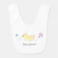 Cloud Star Heart Rubber Duck Girl Boy Baby Shower Baby Bib