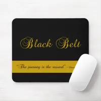 Martial Arts Black Belt Journey Mouse Pad