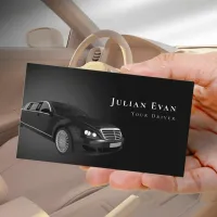 Luxury Uber Driver Car Service Business Card