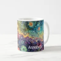 Beautiful Whimsical Colorful Back to School  Coffee Mug