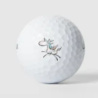 A Magical Unicorn Golf Balls