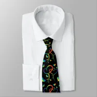 Rainbow Pride Valentine Neck Tie