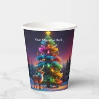 Christmas Winter Wonderland Holiday Season Paper Cups